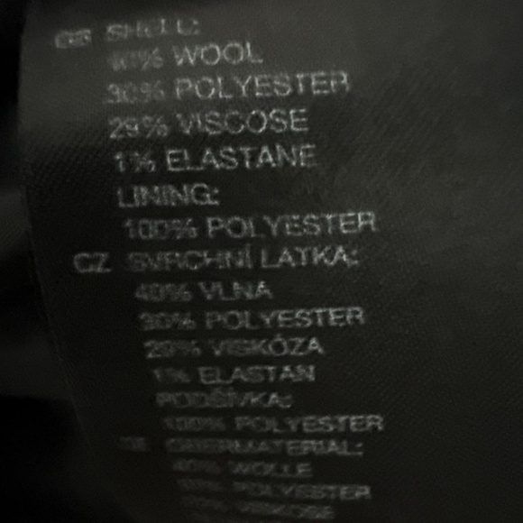 H&M Dark Gray Wool Blend Vest Size 8 (Fits like a 6) PRE-OWNED - Picture 7 of 8